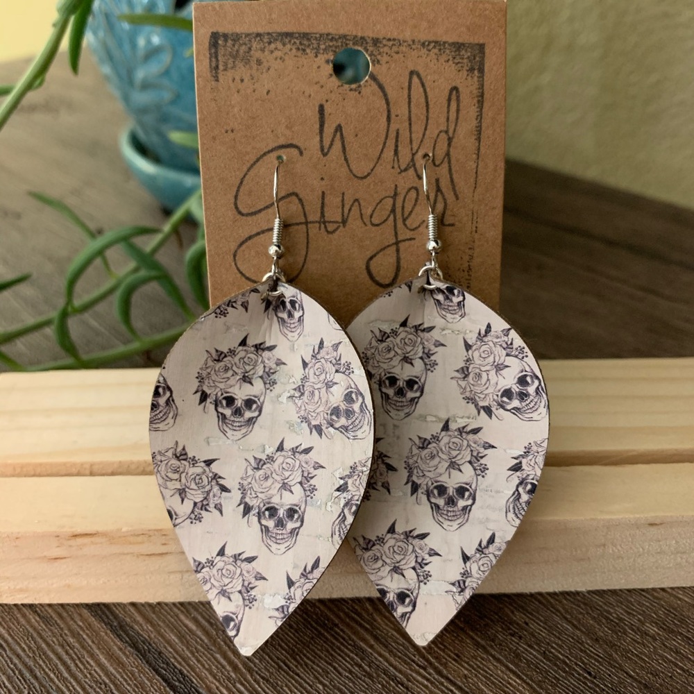 Sugar skull earrings